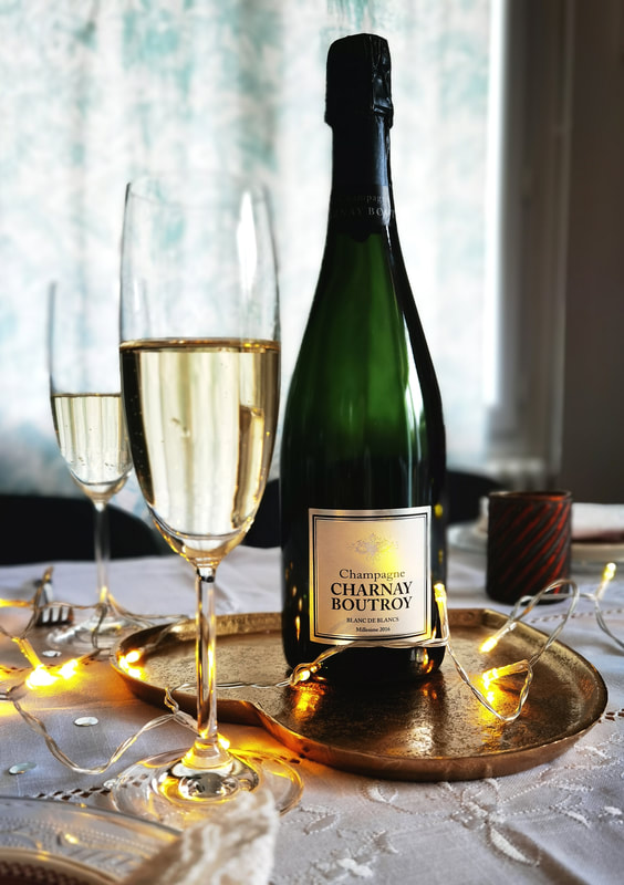 Bouteille de champagne Blanc de Blancs Cuvée Élisabeth Charnay Boutroy